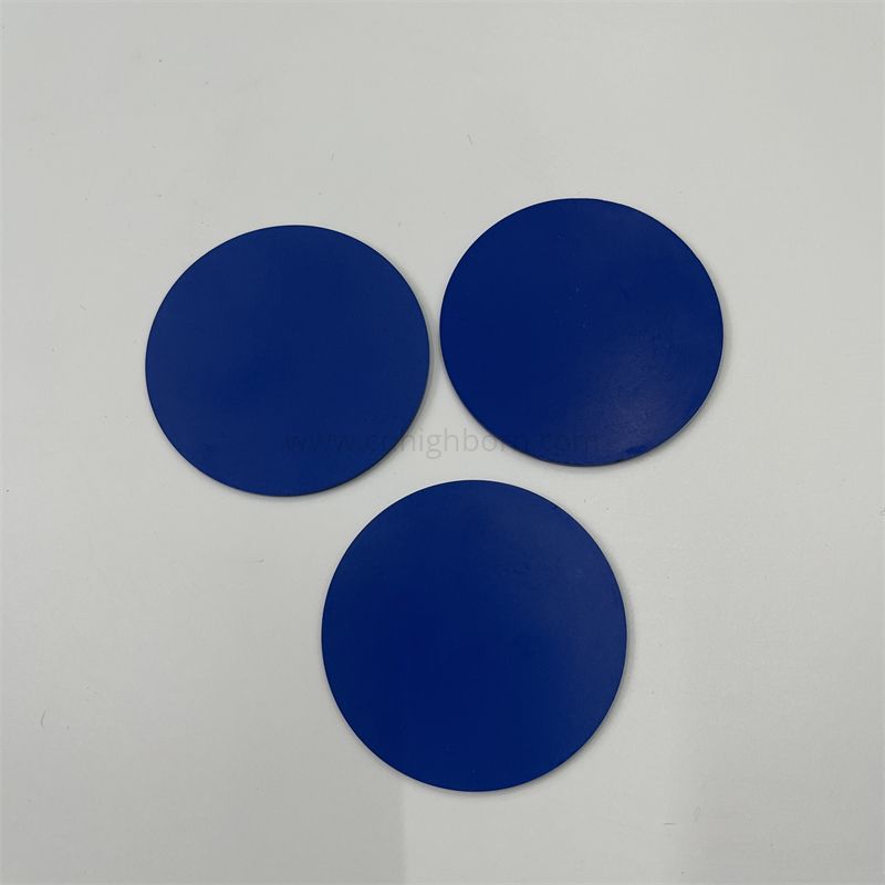 Piastra in ceramica ZrO2 con zirconio blu ad alta resistenza stabilizzata con ittria