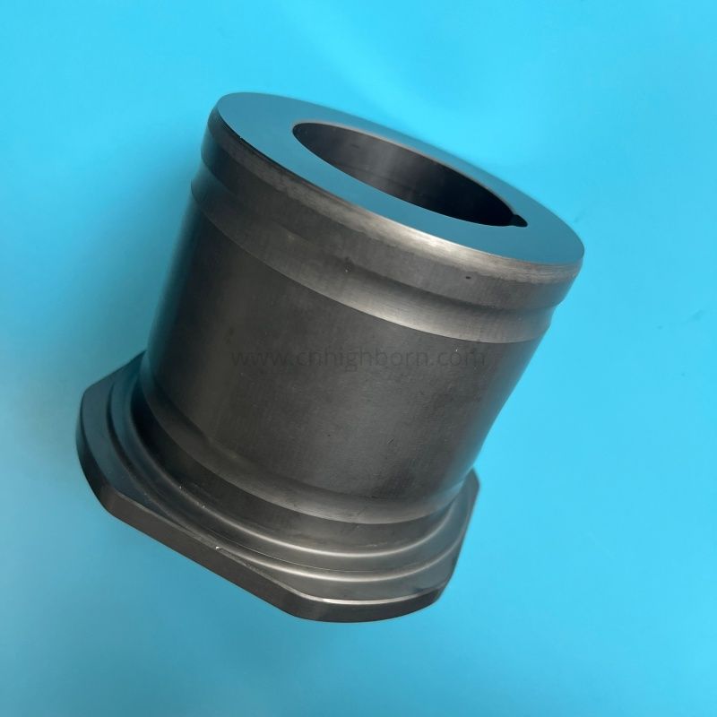  Boccola con cavità ceramica SiC del tubo flangiato in carburo di silicio