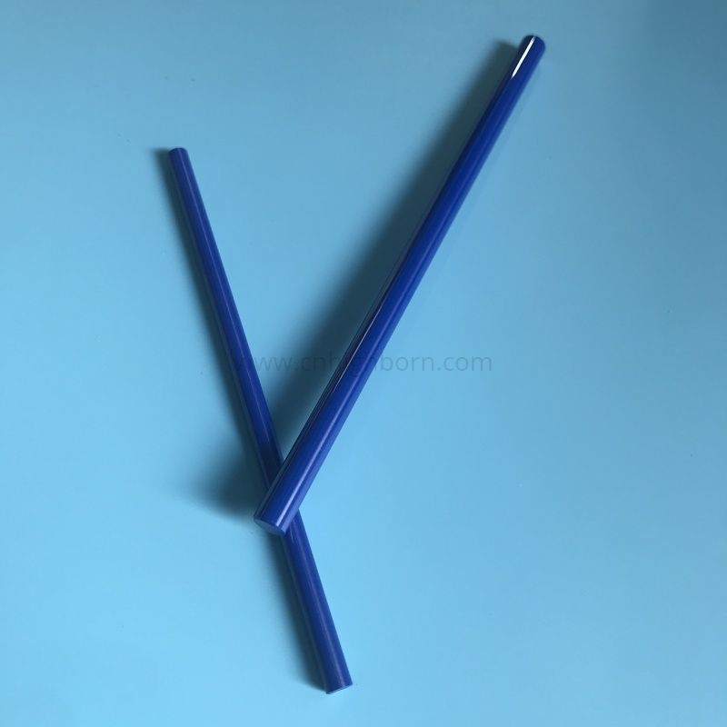 Albero dello stantuffo del pistone con asta in ceramica blu Zro2 e zirconio