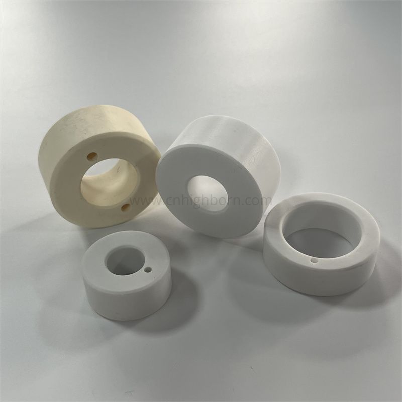  Anello isolante in ceramica di allumina. Ugello laser in ceramica Al2O3 
