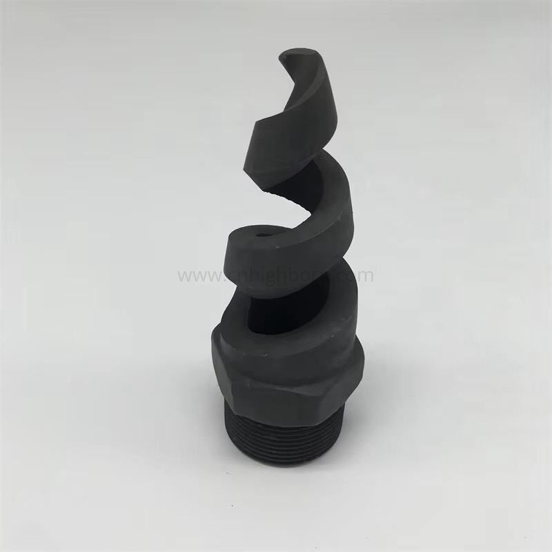 Parte irregolare in ceramica SiC ugello in carburo di silicio isolante
