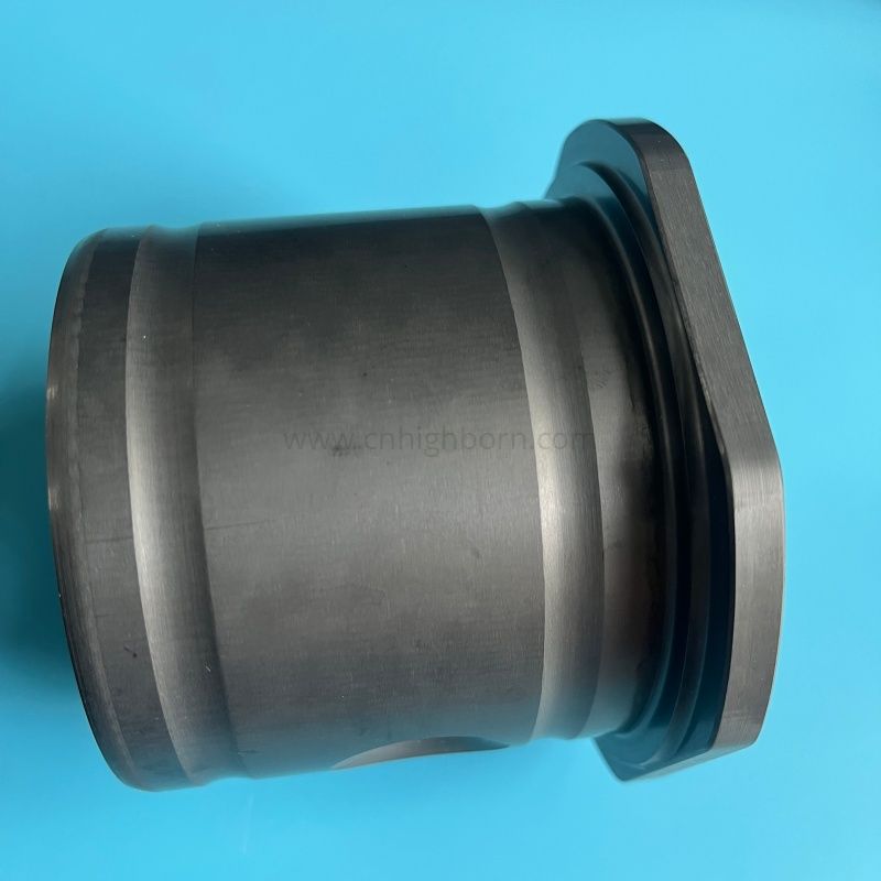  Boccola con cavità ceramica SiC del tubo flangiato in carburo di silicio