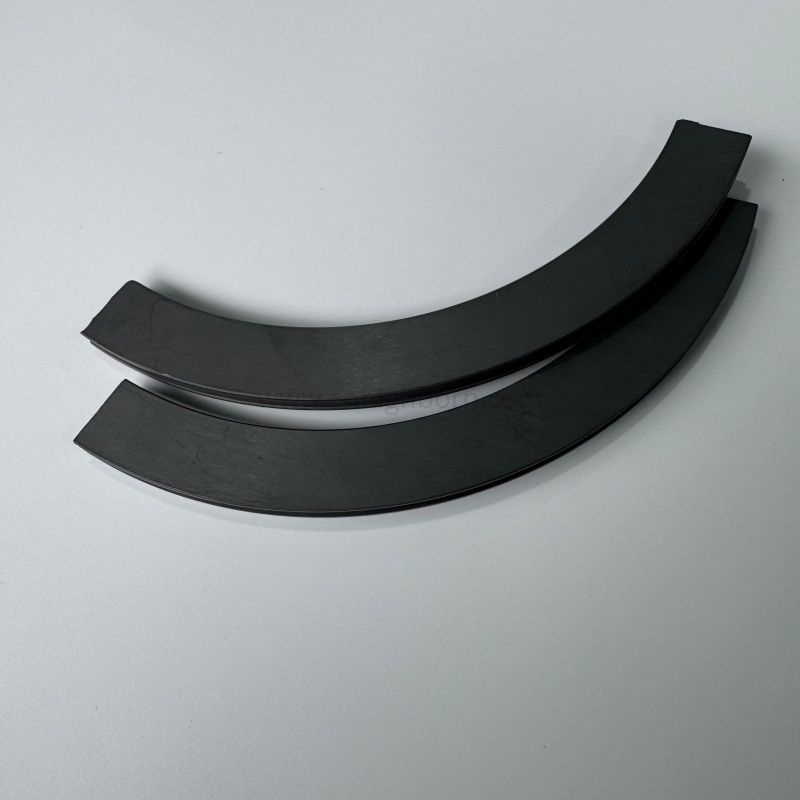 Parti del segmento in carburo di silicio con striscia ceramica SiC curva