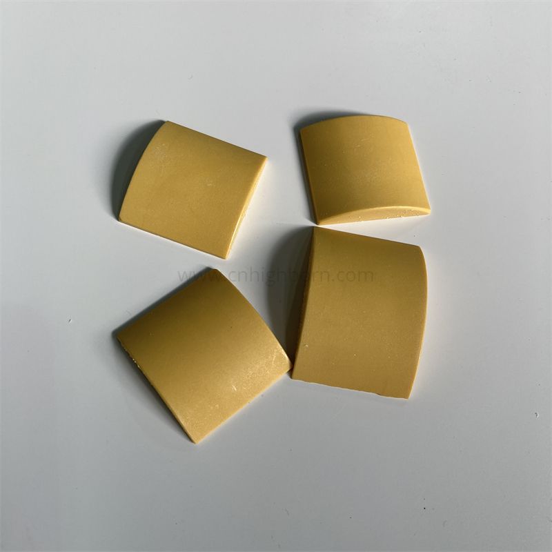 Blocco ceramico ZrO2 isolante irregolare in zirconio stabilizzato al magnesio