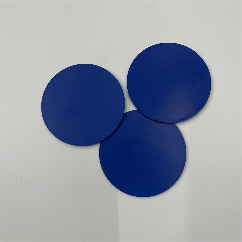Piastra in ceramica ZrO2 con zirconio blu ad alta resistenza stabilizzata con ittria