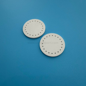 Wafer ceramico in nitruro di boro con foglio isolante circolare poroso