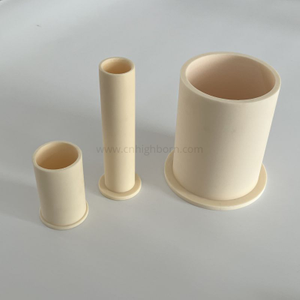 Tubo flangiato in allumina industriale per tubi in ceramica Al2O3 al 99%.