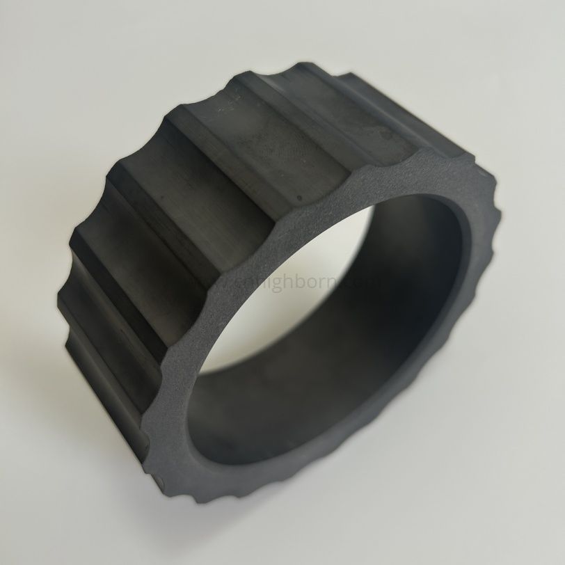 Rullo Sic con anello dentato in ceramica al carburo di silicio