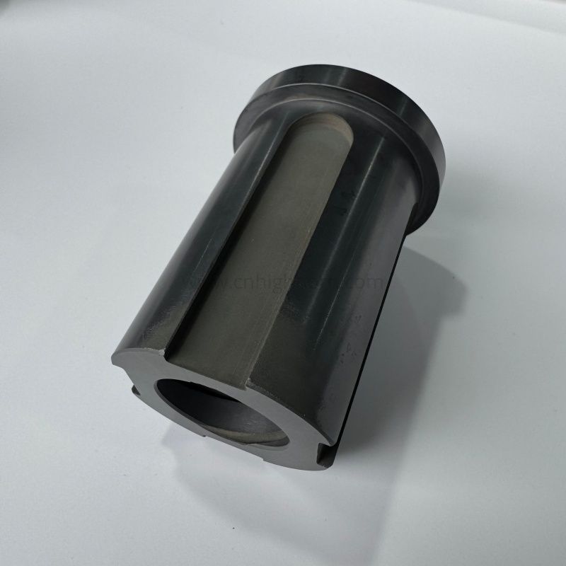 Piastra ceramica in carburo di silicio ad alta temperatura lucido 