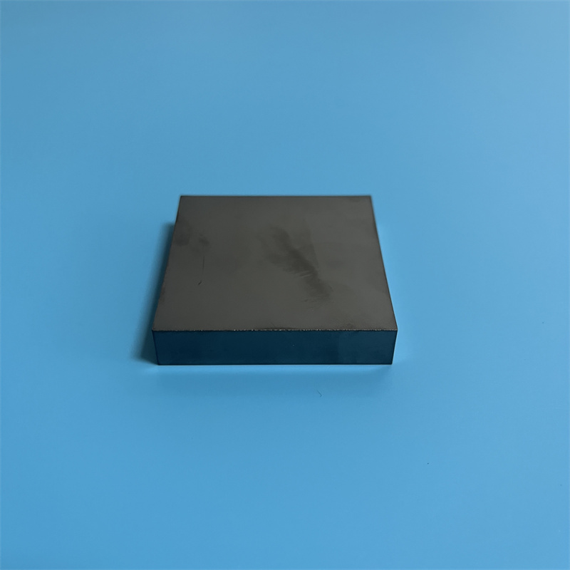 Parte di protezione SiC per piastra in ceramica al carburo di silicio 50x50mm