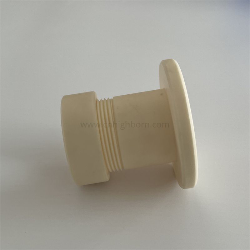 Boccola in ceramica al 99% Boccola in ceramica di allumina Parte del tubo in ceramica Al2o3