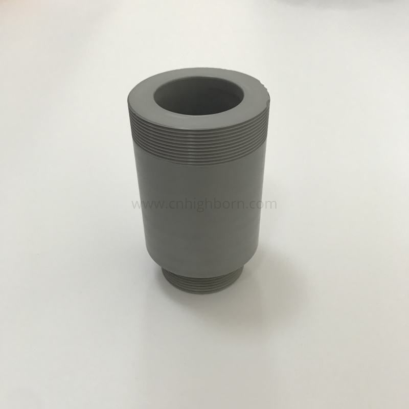 Tubo filettato in ceramica Si3n4 per tubo in nitruro di silicio GPS