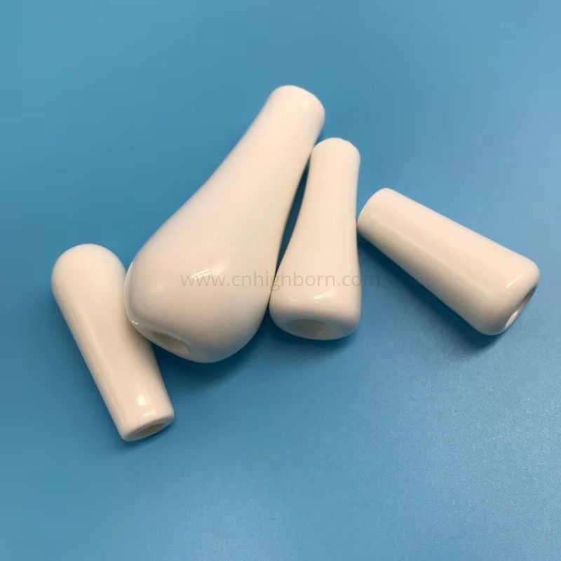 Manopola in allumina per sanitari con maniglia per rubinetto in ceramica steatite