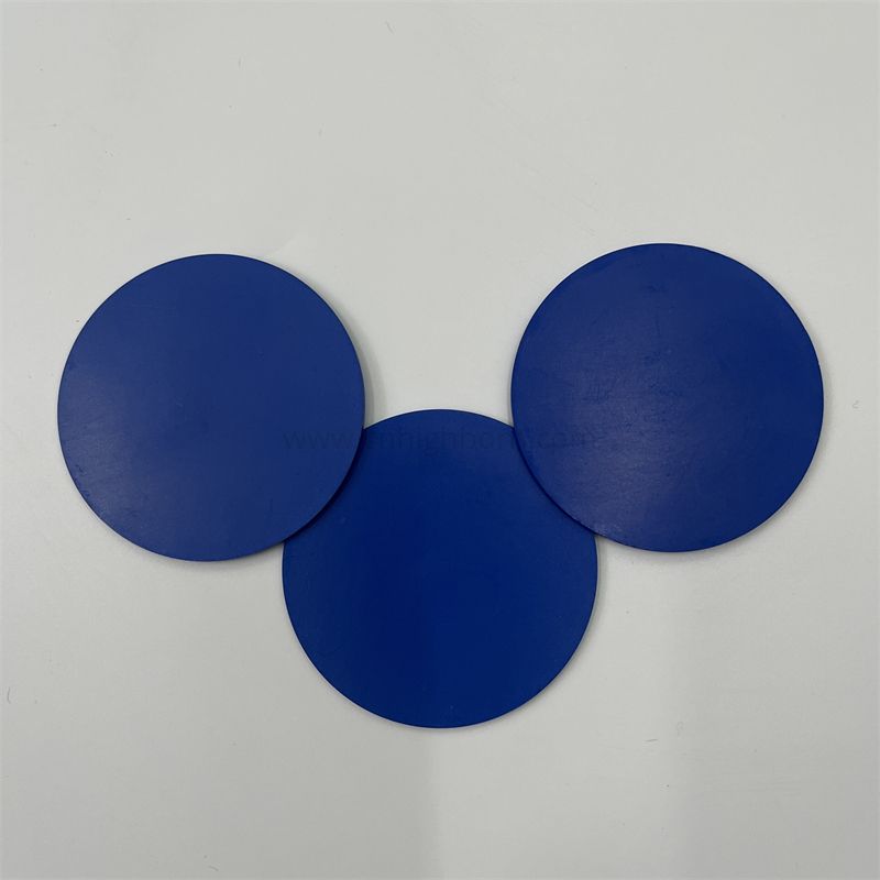 Piastra in ceramica ZrO2 con zirconio blu ad alta resistenza stabilizzata con ittria
