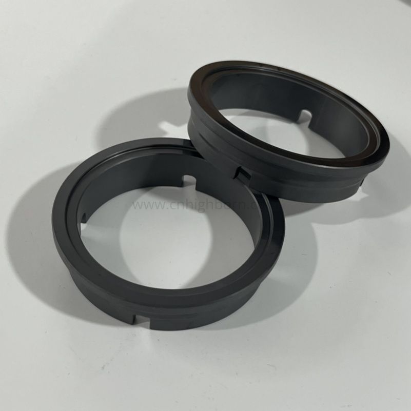  Anello in ceramica al carburo di silicio Parti di componenti in ceramica SSIC