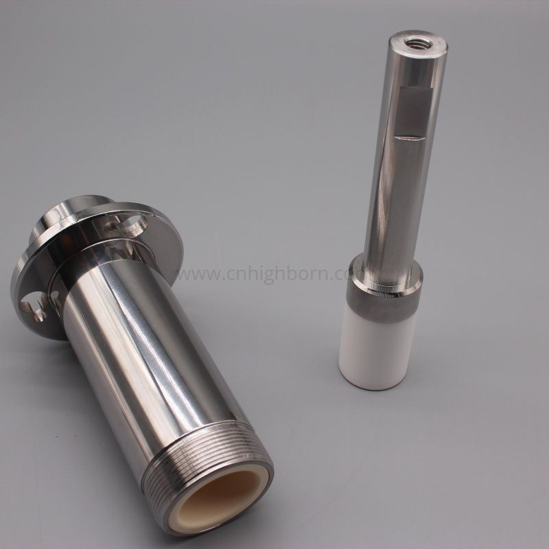 Pompa per liquido di riempimento in ceramica con zirconio personalizzata in 2 pezzi Zro2 