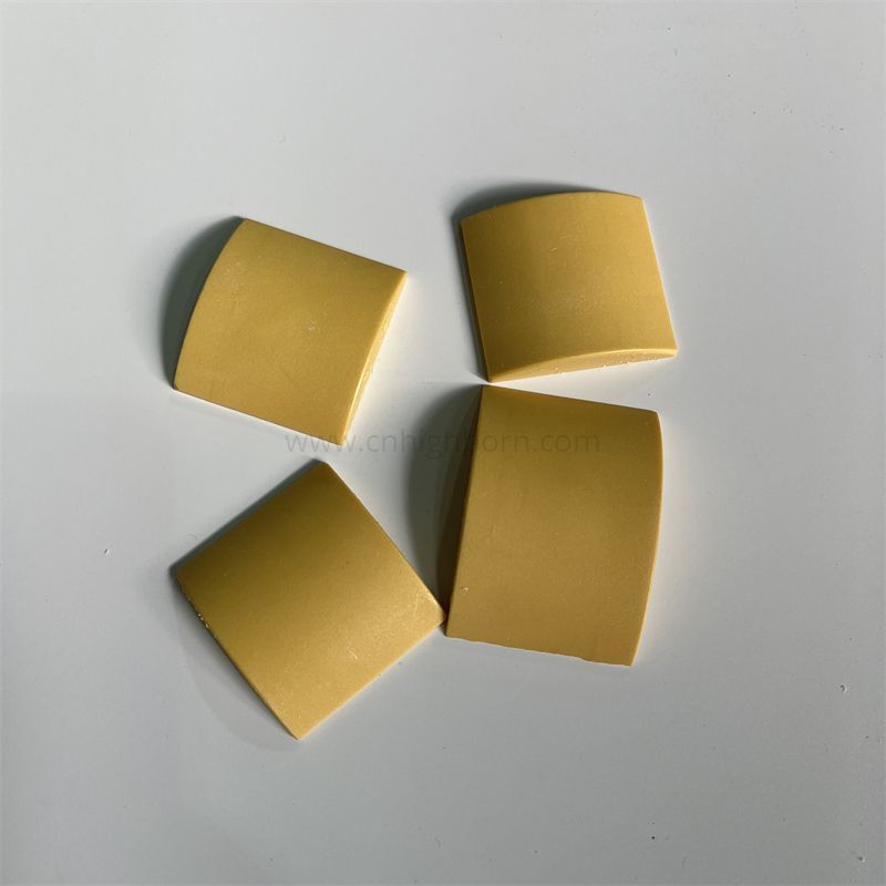 Blocco ceramico ZrO2 isolante irregolare in zirconio stabilizzato al magnesio