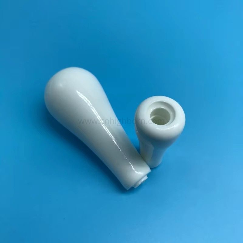 Manopola in allumina per sanitari con maniglia per rubinetto in ceramica steatite