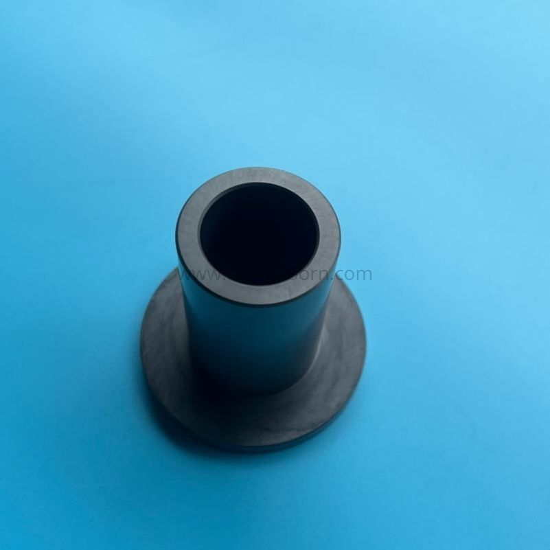 Boccola SSIC per tubo di ricambio in carburo di silicio con flangia