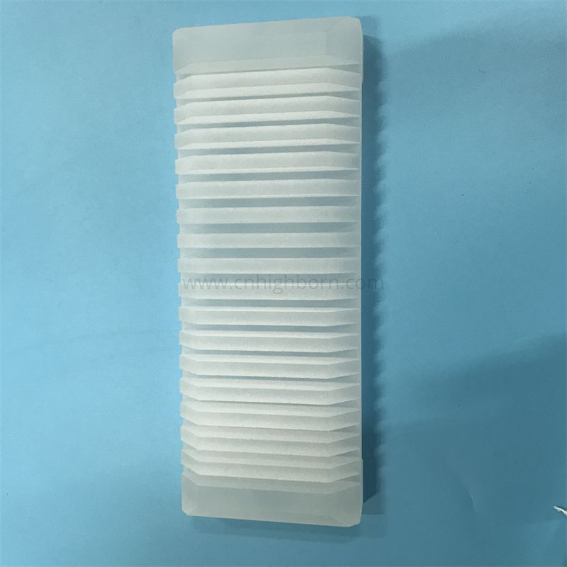 Dispositivo per il trasporto di wafer di quarzo di silice smerigliato ad alta temperatura 