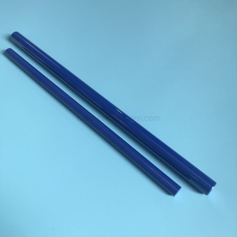 Albero dello stantuffo del pistone con asta in ceramica blu Zro2 e zirconio
