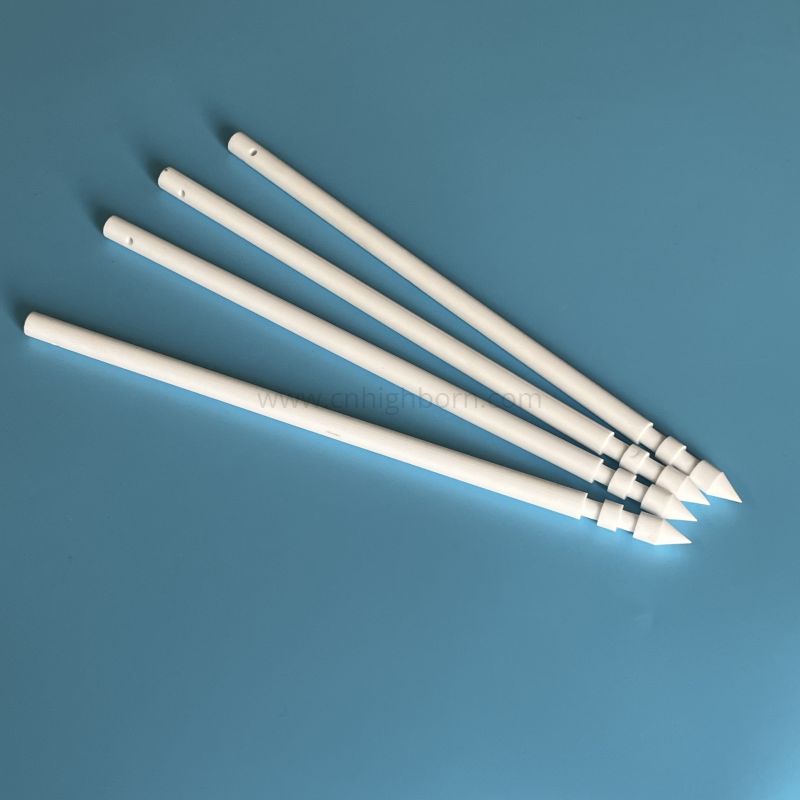 Asta puntatore in ceramica di allumina Al2O3 personalizzata per bruciatore