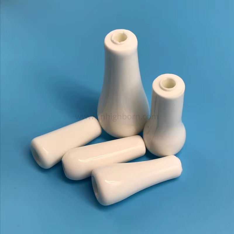 Manopola in allumina per sanitari con maniglia per rubinetto in ceramica steatite