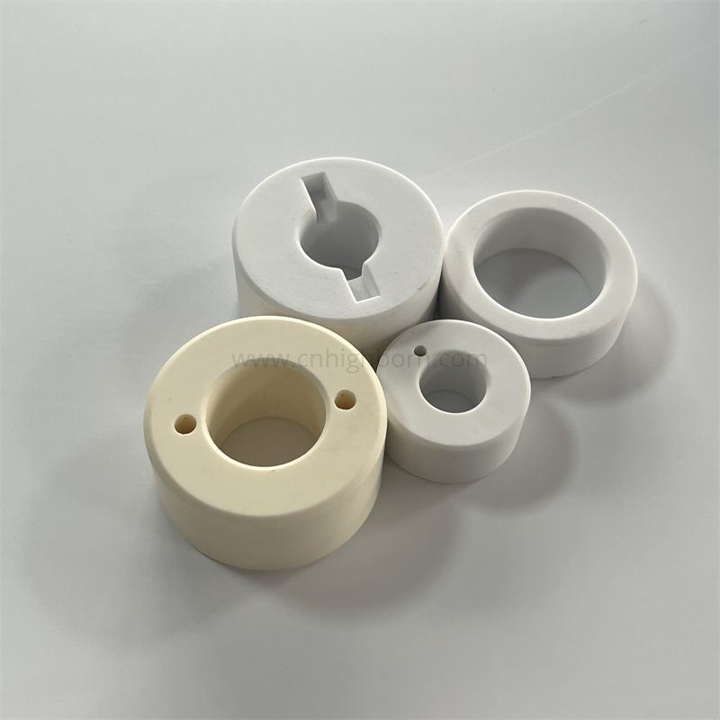  Anello isolante in ceramica di allumina. Ugello laser in ceramica Al2O3 