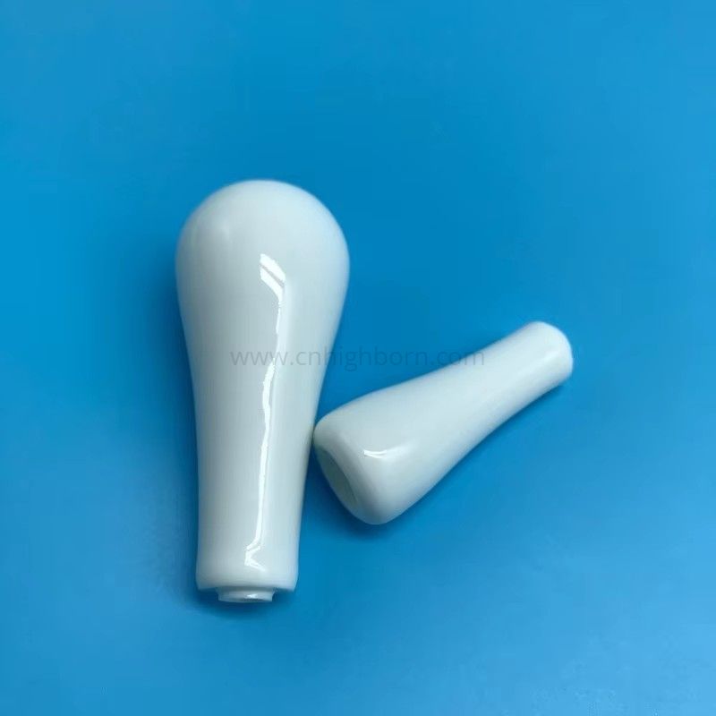 Manopola in allumina per sanitari con maniglia per rubinetto in ceramica steatite