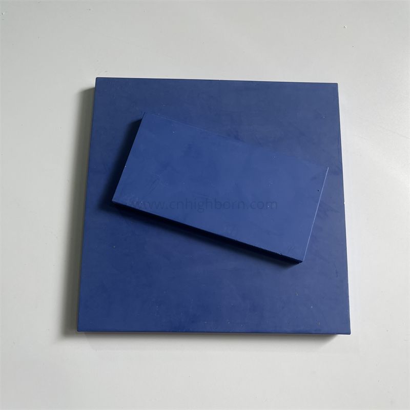 Piastra vuota in foglio blu ceramico con zirconio stabilizzato con ittrio
