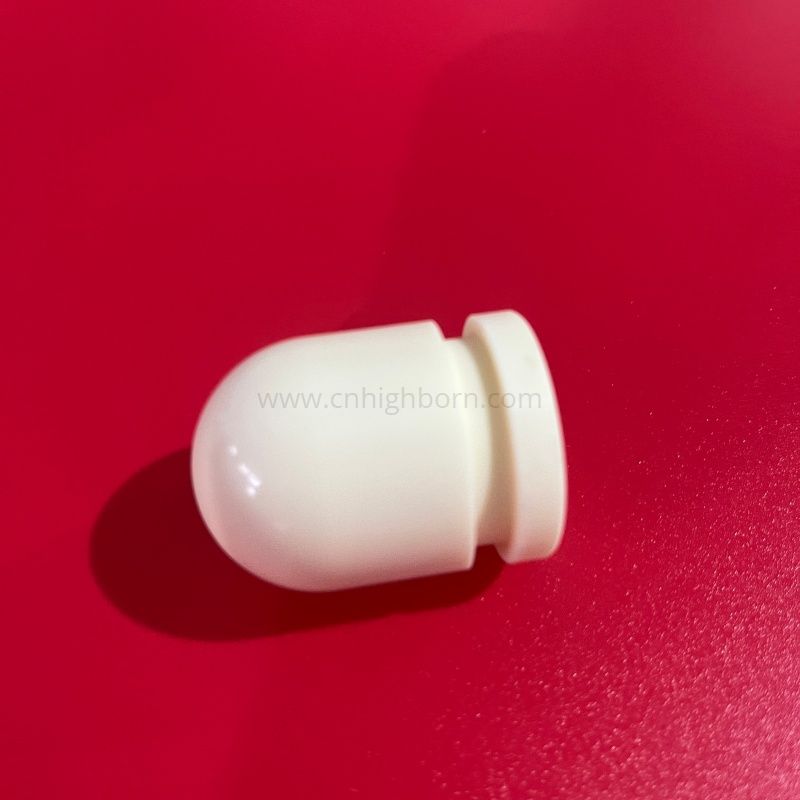 Testa a pressione in ceramica con perno di posizionamento a testa arrotondata in ceramica di zirconio