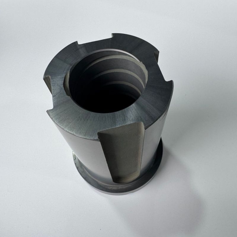 Boccola in ceramica SIC resistente all'usura in carburo di silicio scanalata