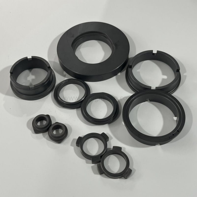 Anello in ceramica al carburo di silicio Parti di componenti in ceramica SSIC