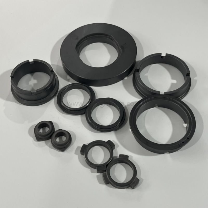  Anello in ceramica al carburo di silicio Parti di componenti in ceramica SSIC