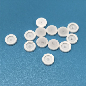 Piastra per ugello di spruzzatura in ceramica ZrO2 Disco per la generazione di nebbia in zirconio