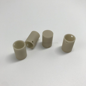 Crogiolo cilindrico ceramico ad alta conduttività termica in nitruro di alluminio (AlN).