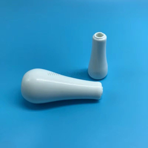 Manopola in allumina per sanitari con maniglia per rubinetto in ceramica steatite
