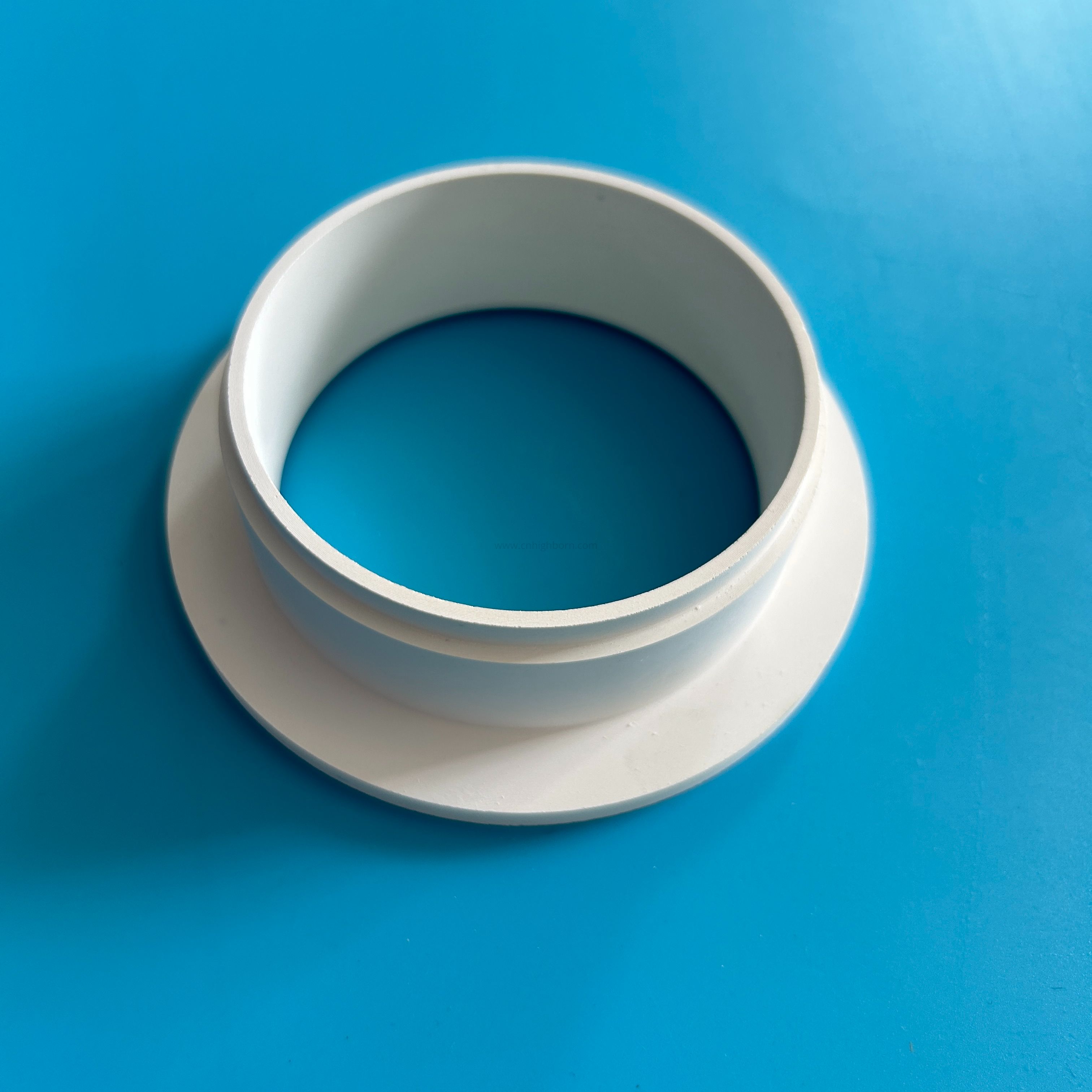 Boccola BN con anello flangiato in ceramica esagonale in nitruro di boro
