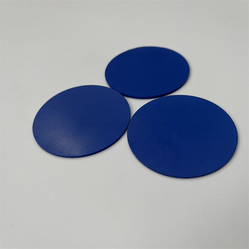 Piastra in ceramica ZrO2 con zirconio blu ad alta resistenza stabilizzata con ittria
