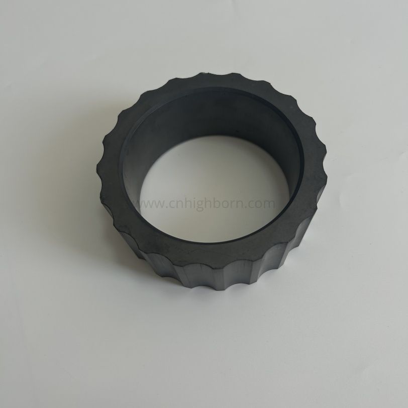 Rullo Sic con anello dentato in ceramica al carburo di silicio