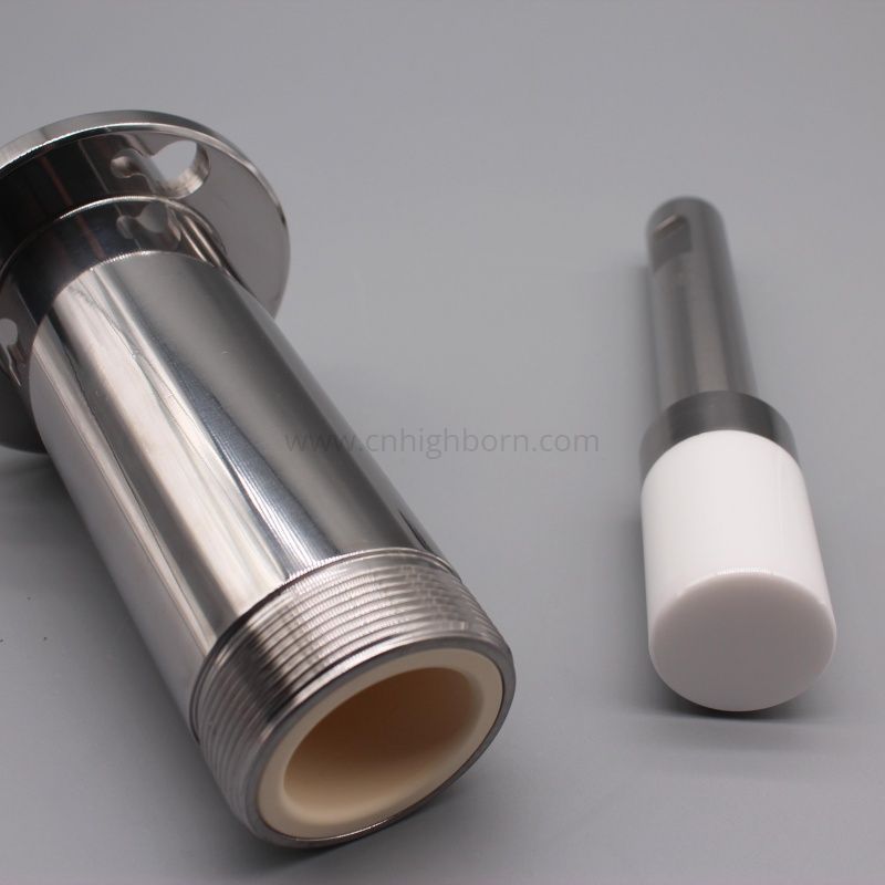 Pompa per liquido di riempimento in ceramica con zirconio personalizzata in 2 pezzi Zro2 